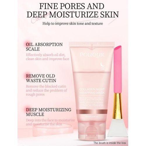 collagen applied tear off face mask POUQUR collagen applied tear off face mask