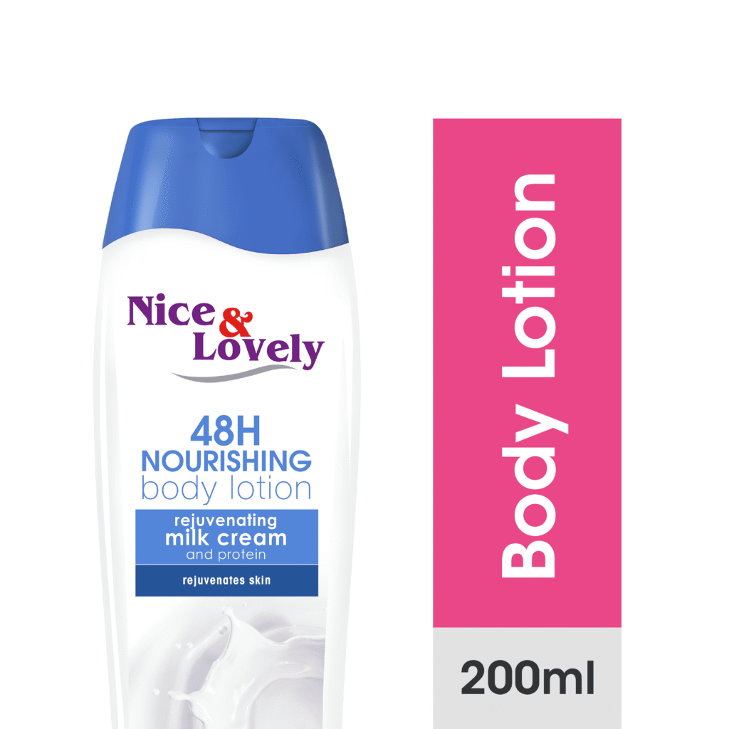 Nice & Lovely Milk Lotion With Hydrous Protein Moisture Lock & Sunscreen 200ml